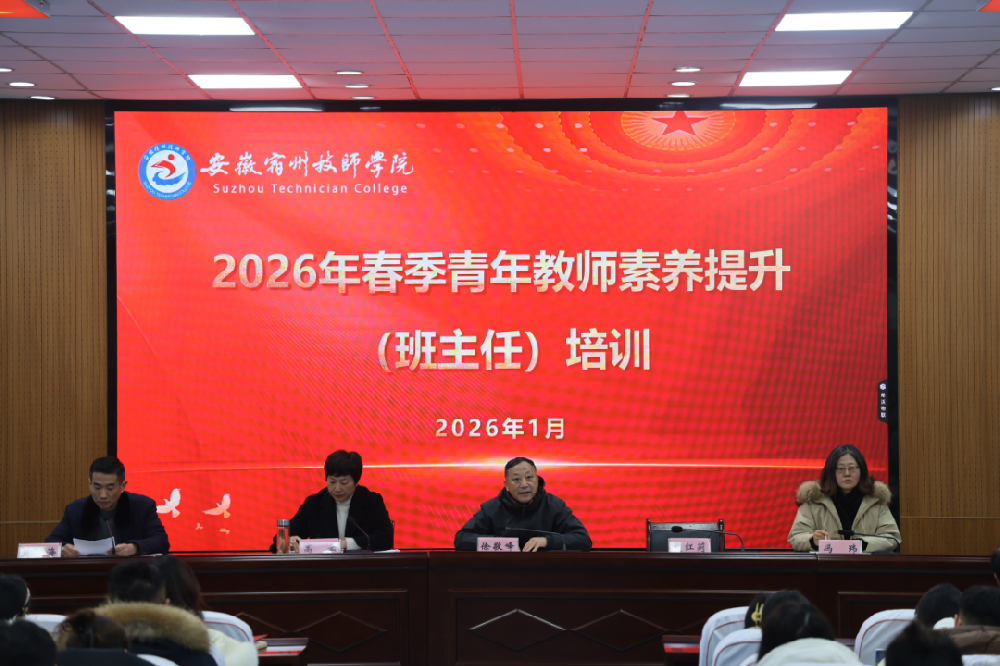 宿州技师学院青年班主任素养提升培训